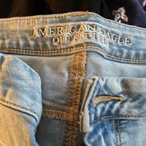 Wide flare stretchy jeans